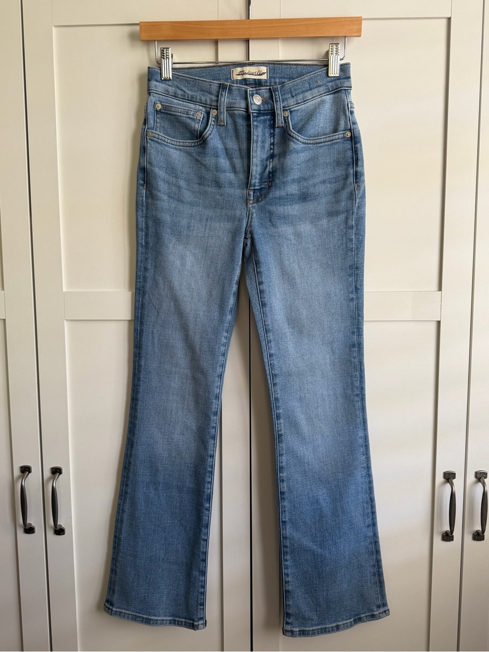 Madewell Mid-Rise Kick Out Jeans Size 24 in Light Wash